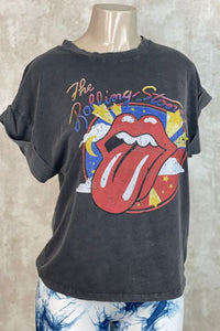 Camiseta Rolling Stones colorida