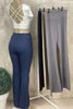 Leggins acampanado lycra sin push up