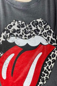 Camiseta "The Rolling Stones" con piedras