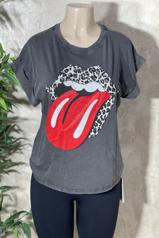 Image of Camiseta "The Rolling Stones" con piedras