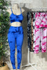 Conjunto Tie Dye push up - con relleno extraible -