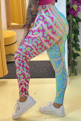 Image of Leggins colours push up