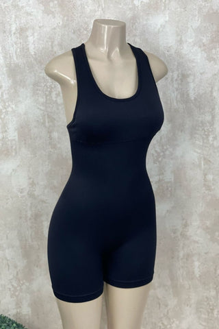 Image of Mono negro corto push up