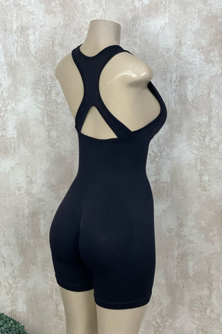 Image of Mono negro corto push up