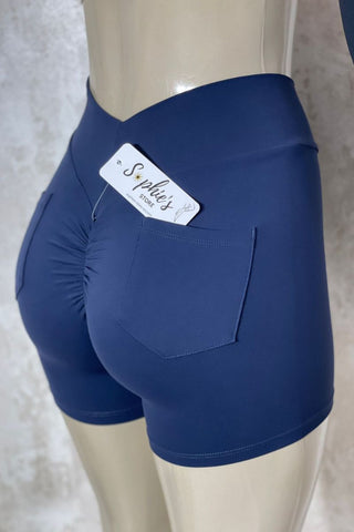 Image of Leggins "Short Realce Activo" push up y bolsillo