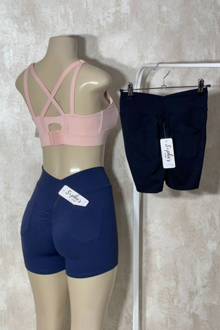 Image of Leggins "Short Realce Activo" push up y bolsillo