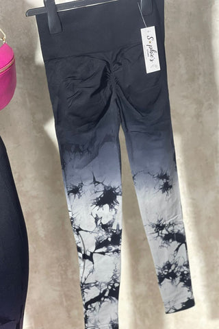 Image of Leggins difuminado Tie Dye push up